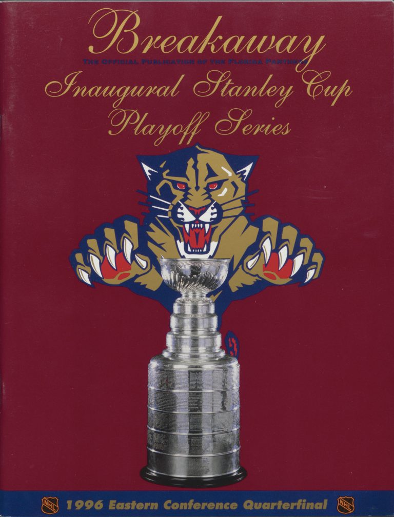 1996 Florida Panthers  Florida panthers, Beast of the east, Eastern  conference finals