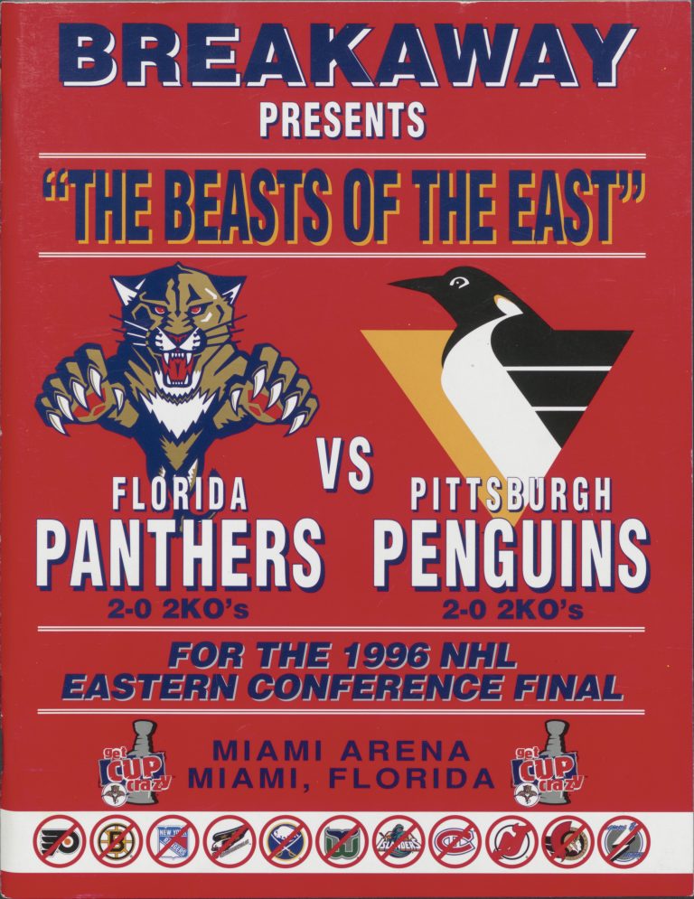 CONFERENCE CHAMPIONS SHIRT, 1996 - Florida Panthers Virtual Vault