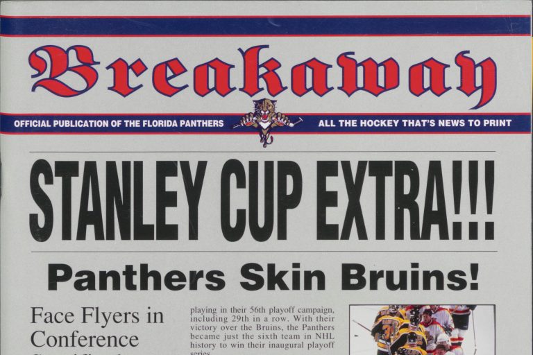 STANLEY CUP FINAL PROGRAM, 1996 - Florida Panthers Virtual Vault